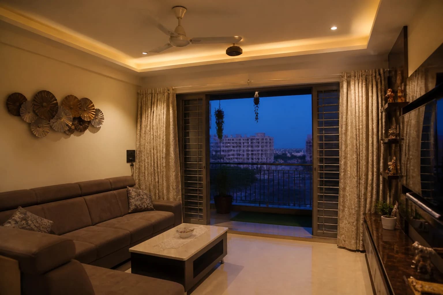 Interior of a finished home in Gandhinagar